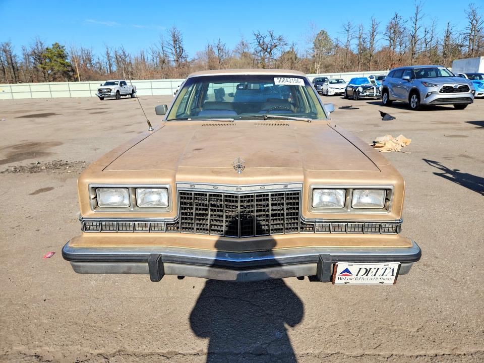 1983 Dodge Diplomat მანქანა იყიდება აუქციონზე, vin: 2B3BG26H2DR125396, აუქციონის ნომერი: 50843196