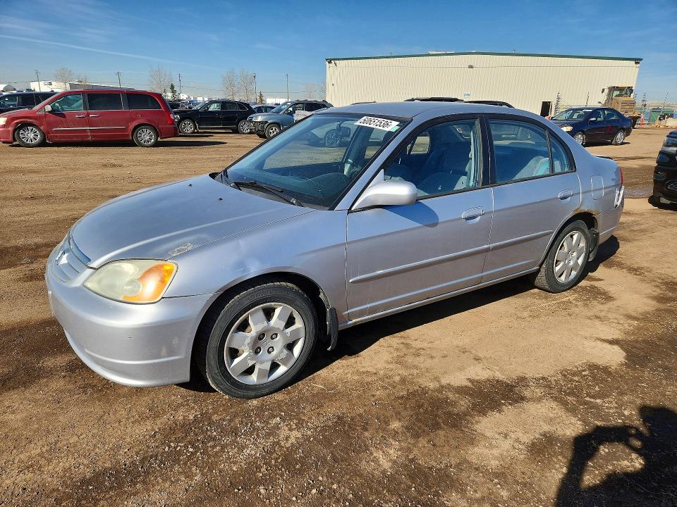50651536 :رقم المزاد ، 2HGES168X2H924187 vin ، 2002 Honda Civic مزاد بيع