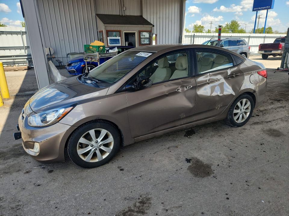 Auction sale of the 2013 Hyundai Accent, vin: KMHCU4AE5DU311629, lot number: 50721106