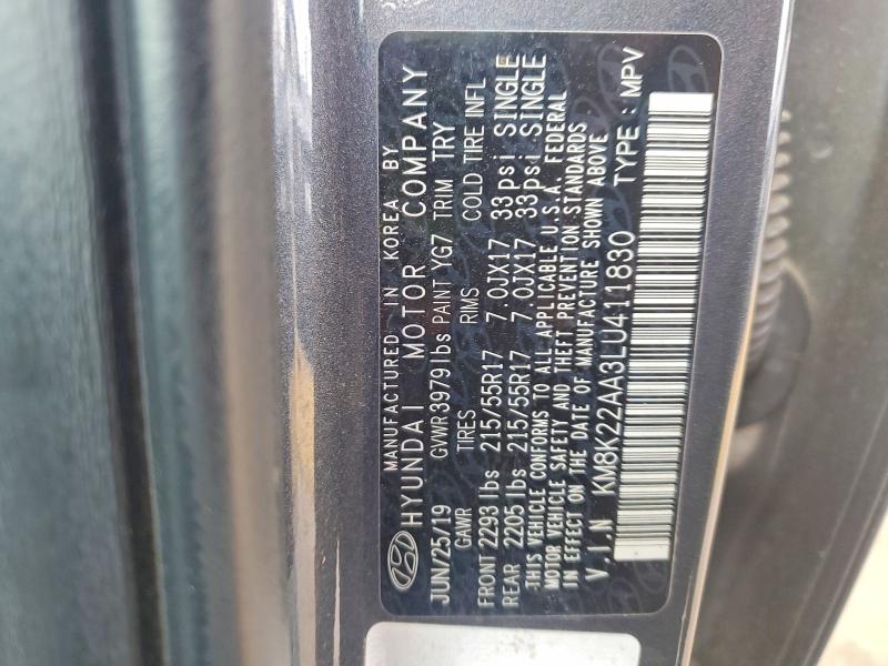 Продаж на аукціоні авто 2020 Hyundai Kona, vin: KM8K22AA3LU411830, номер лоту: 51209496