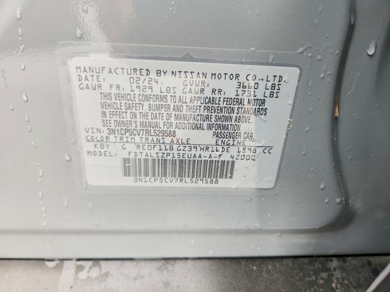 51007956 :رقم المزاد ، 3N1CP5CV7RL529588 vin ، 2024 Nissan Kicks مزاد بيع
