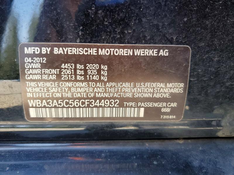Aukcja sprzedaży 2012 Bmw 328, vin: WBA3A5C56CF344932, numer aukcji: 48080836