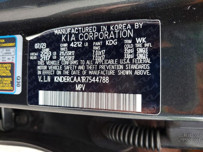 Aukcja sprzedaży 2024 Kia Seltos, vin: KNDERCAA1R7544788, numer aukcji: 51862796