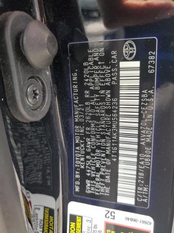 2021 Toyota Camry მანქანა იყიდება აუქციონზე, vin: 4T1G11AK3MU564236, აუქციონის ნომერი: 51871936