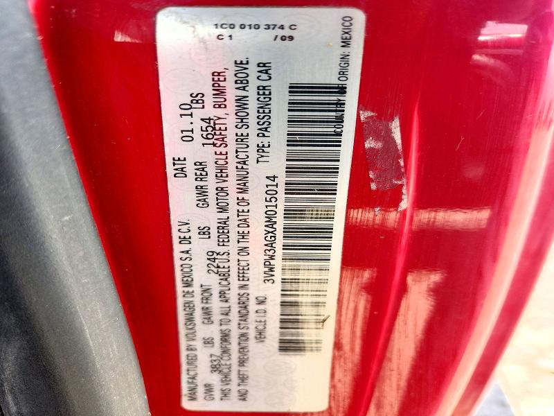 Продаж на аукціоні авто 2010 Volkswagen New Beetle, vin: 3VWPW3AGXAM015014, номер лоту: 49414576