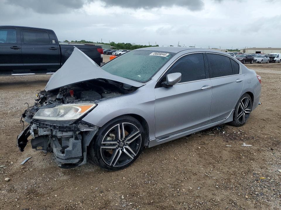 49608046 :رقم المزاد ، 1HGCR2F12HA280641 vin ، 2017 Honda Accord مزاد بيع