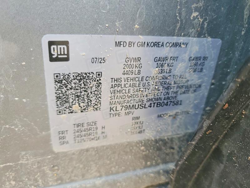 Продаж на аукціоні авто 2026 Chevrolet Trailblazer, vin: KL79MUSL4TB047581, номер лоту: 50750556