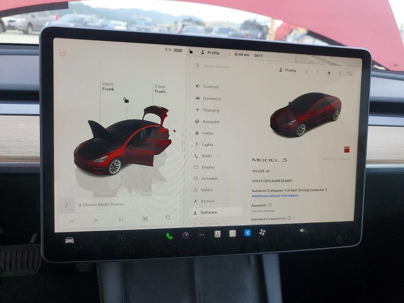Продаж на аукціоні авто 2022 Tesla Model 3, vin: 5YJ3E1EAXNF304287, номер лоту: 48868816