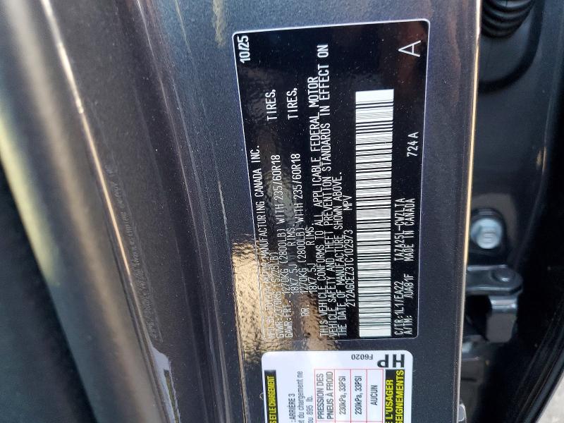 48613286 :رقم المزاد ، 2T2AGCEZ3TC102973 vin ، 2026 Lexus Nx 350 مزاد بيع