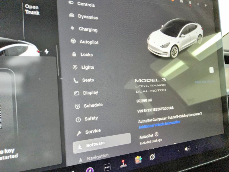 2022 Tesla Model 3 მანქანა იყიდება აუქციონზე, vin: 5YJ3E1EB3NF300588, აუქციონის ნომერი: 50825536