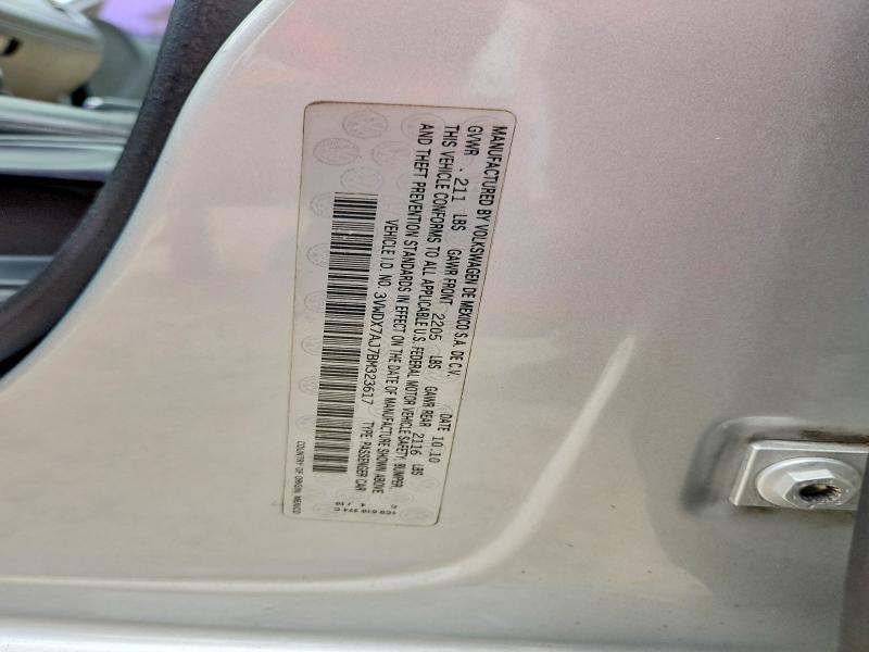 Продаж на аукціоні авто 2011 Volkswagen Jetta, vin: 3VWDX7AJ7BM323617, номер лоту: 51887396
