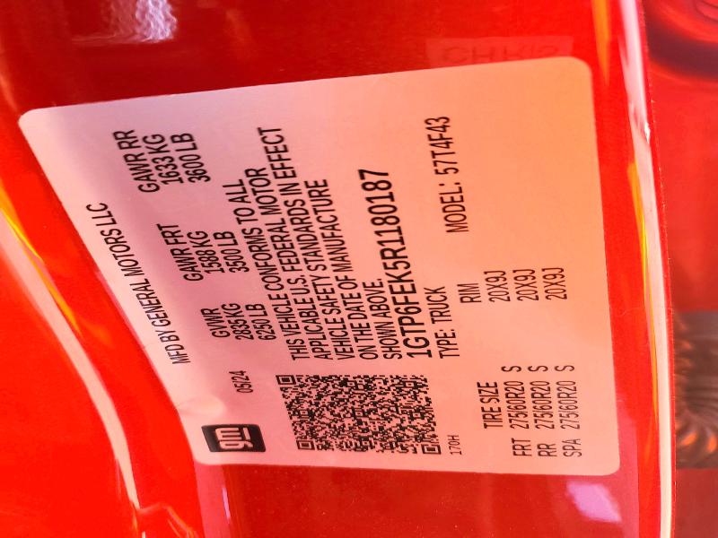 Продажа на аукционе авто 2024 Gmc Canyon, vin: 1GTP6FEK5R1180187, номер лота: 50052236