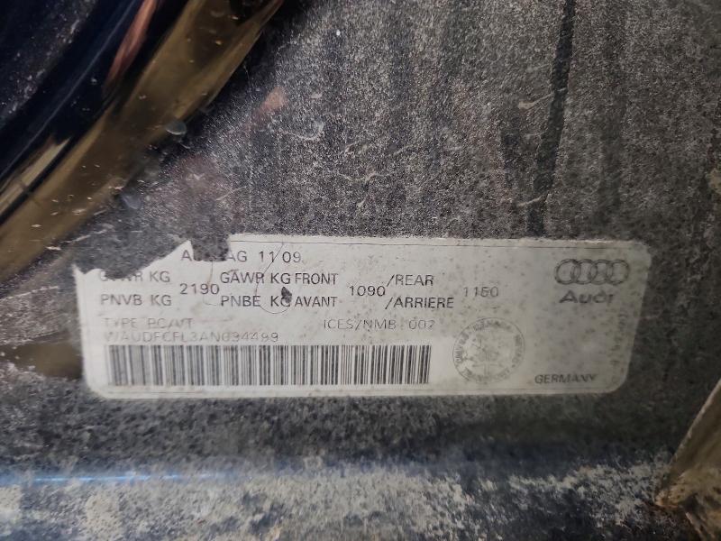 Продажа на аукционе авто 2010 Audi A4, vin: WAUDFCFL3AN034499, номер лота: 51366416
