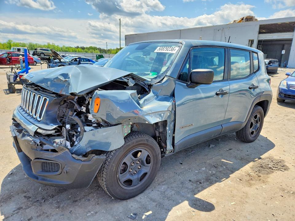 50829236 :رقم المزاد ، ZACCJBAB9JPJ56665 vin ، 2018 Jeep Renegade مزاد بيع
