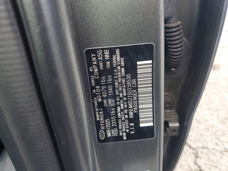 Продаж на аукціоні авто 2025 Hyundai Elantra Hybrid, vin: KMHLM4DJ1SU158530, номер лоту: 51140386