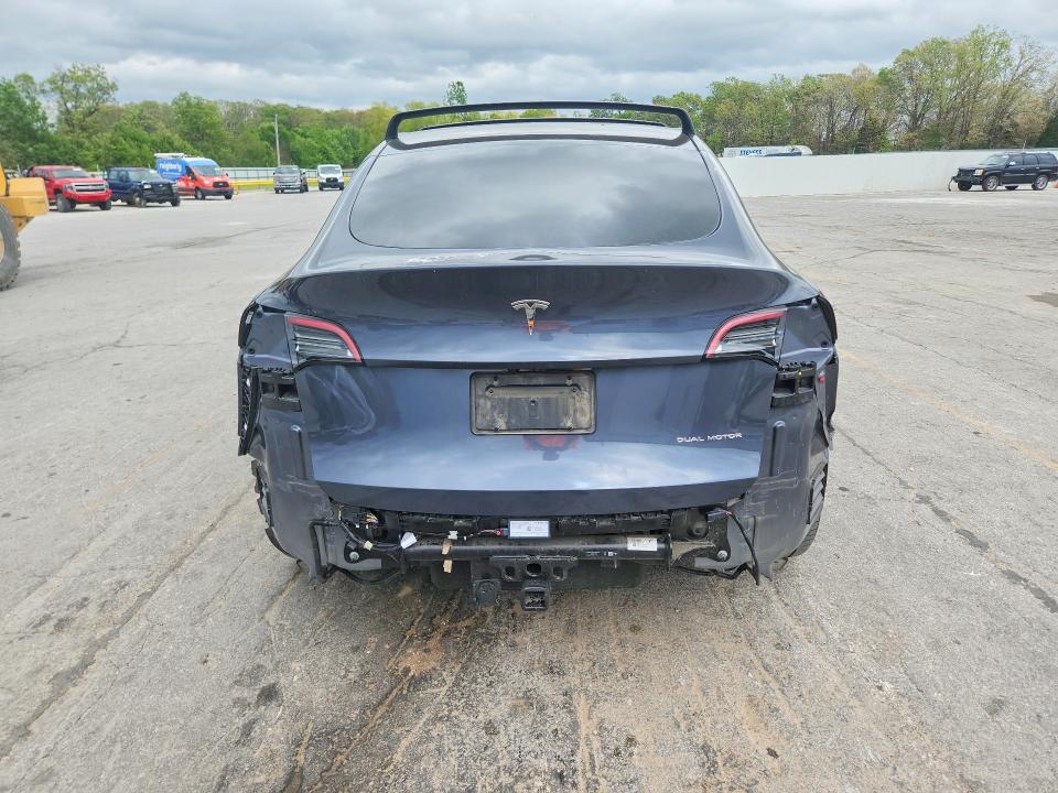 2022 Tesla Model Y მანქანა იყიდება აუქციონზე, vin: 7SAYGAEE6NF467587, აუქციონის ნომერი: 51250186