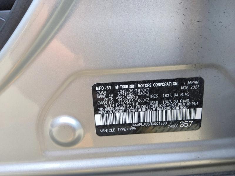 Aukcja sprzedaży 2024 Mitsubishi Outlander Sport, vin: JA4ARUAU6RU004380, numer aukcji: 50278516