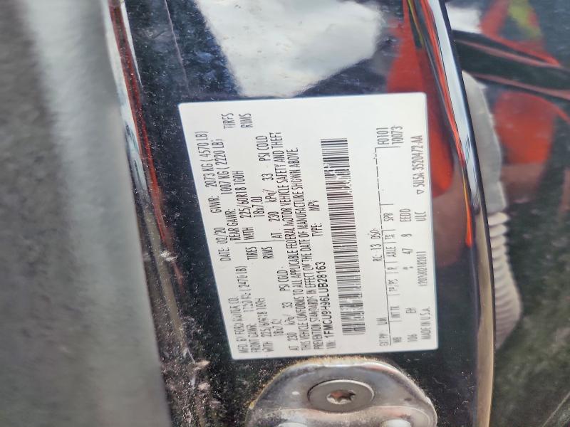 Продажа на аукционе авто 2020 Ford Escape, vin: 1FMCU9H96LUB28163, номер лота: 49463346