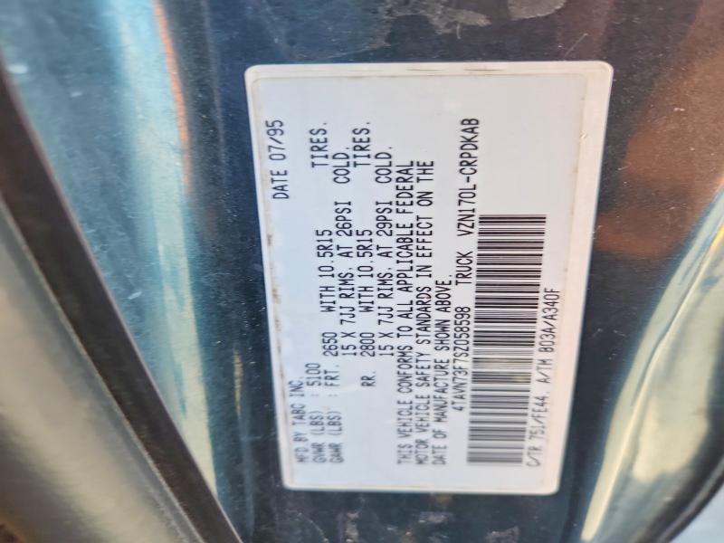 Aukcja sprzedaży 1995 Toyota Tacoma, vin: 4TAVN73F7SZ058598, numer aukcji: 51133826