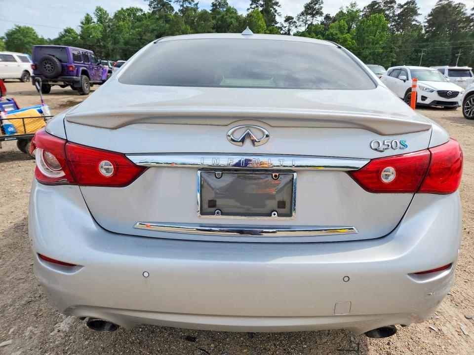50758796 :رقم المزاد ، JN1AV7AP6EM691080 vin ، 2014 Infiniti Q50 Hybrid مزاد بيع