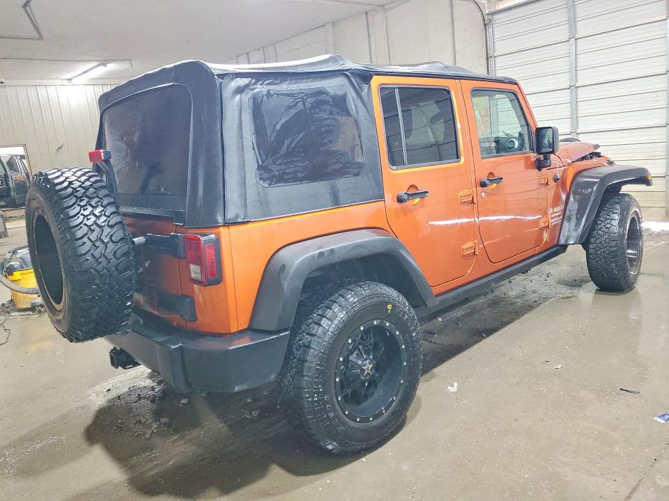 2011 Jeep Wrangler Unlimited მანქანა იყიდება აუქციონზე, vin: 1J4BA6H1XBL520174, აუქციონის ნომერი: 49533816