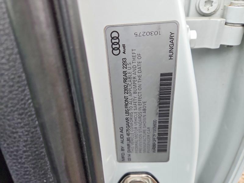 Aukcja sprzedaży 2015 Audi A3, vin: WAUBFGFF7F1009600, numer aukcji: 49123186