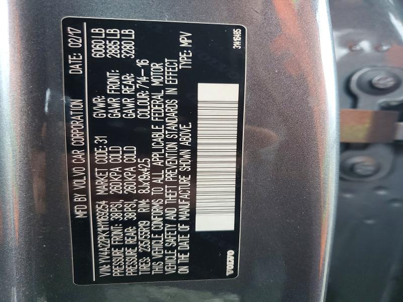 Продажа на аукционе авто 2017 Volv Xc90 T6, vin: YV4A22PK1H1169254, номер лота: 48022046