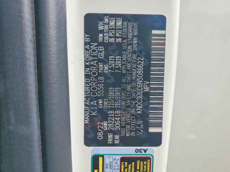 Продаж на аукціоні авто 2022 Kia Ev6, vin: KNDC3DLC6N5086622, номер лоту: 51483586