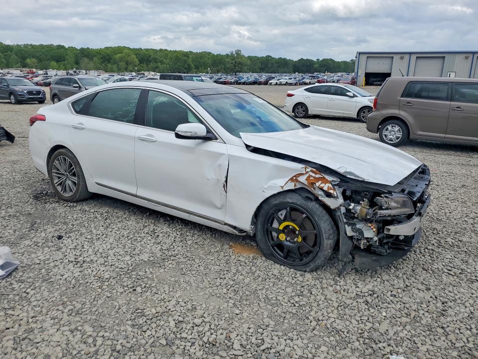 2018 Genesis G80 მანქანა იყიდება აუქციონზე, vin: KMHGN4JE6JU227409, აუქციონის ნომერი: 51210906