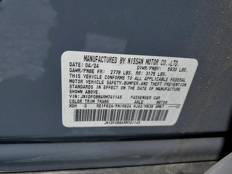 Продажа на аукционе авто 2024 Nissan Ariya, vin: JN1DF0BB4RM741145, номер лота: 49972366
