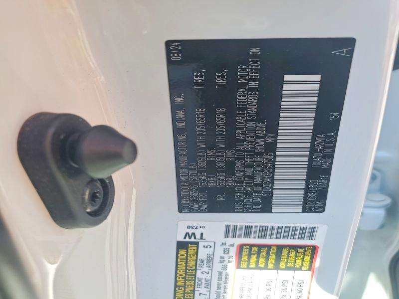 Aukcja sprzedaży 2024 Toyota Highlander, vin: 5TDKDRAH3RS547585, numer aukcji: 49545146