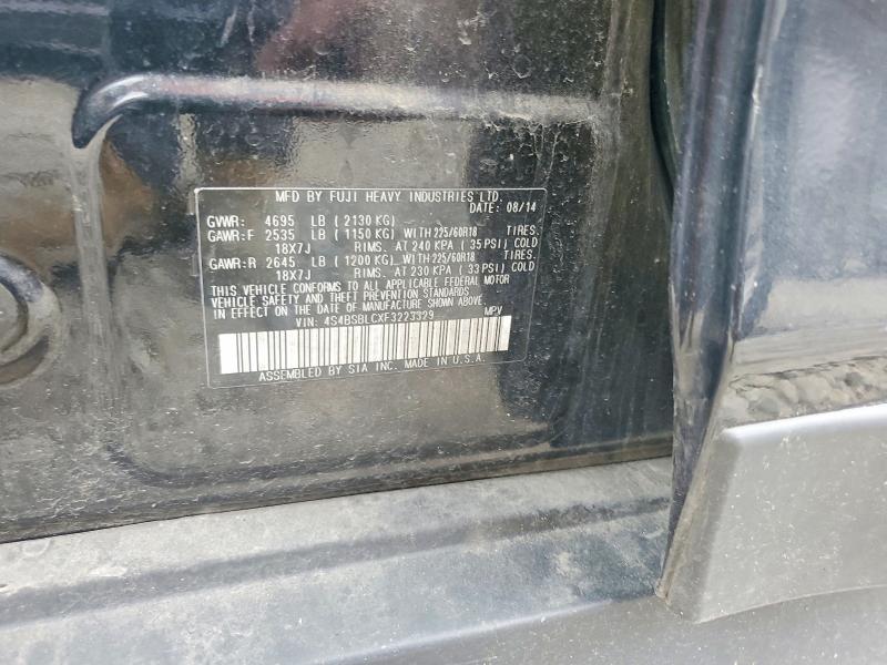 Aukcja sprzedaży 2015 Subaru Outback, vin: 4S4BSBLCXF3223329, numer aukcji: 49450596