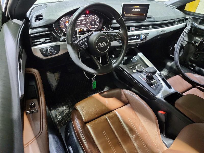 2018 Audi A5 მანქანა იყიდება აუქციონზე, vin: WAUTNAF52JA026275, აუქციონის ნომერი: 45913586