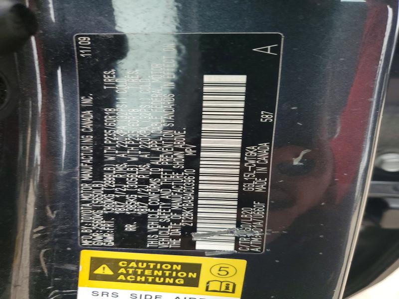 Продаж на аукціоні авто 2010 Lexus Rx 350, vin: 2T2BK1BA9AC039610, номер лоту: 48043046