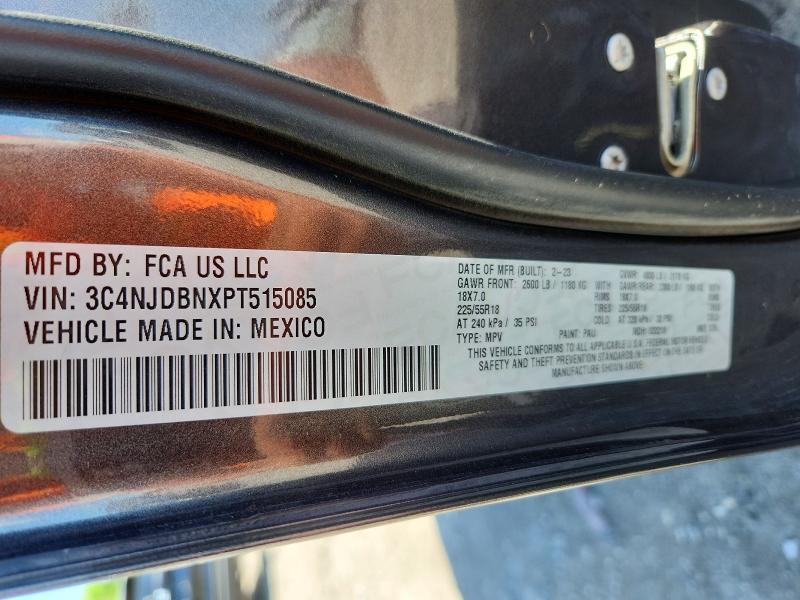 Aukcja sprzedaży 2023 Jeep Compass, vin: 3C4NJDBNXPT515085, numer aukcji: 50294516