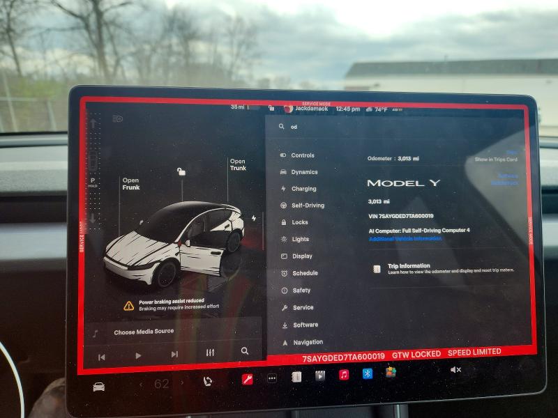 Продажа на аукционе авто 2026 Tesla Model Y, vin: 7SAYGDED7TA600019, номер лота: 49463246