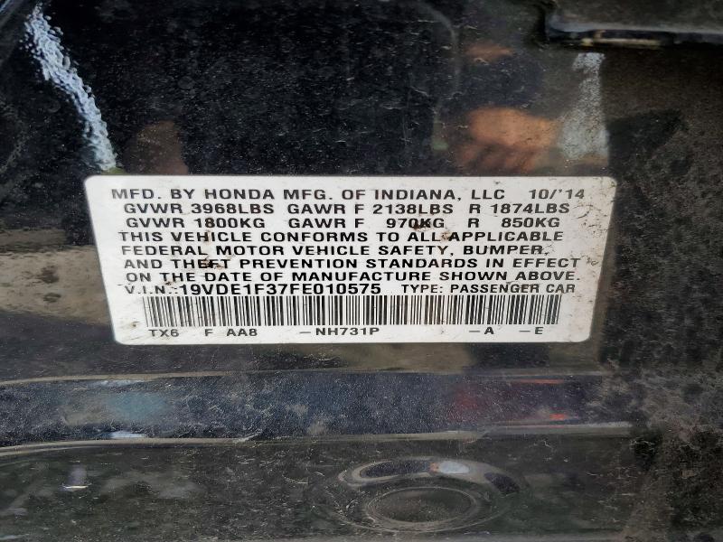 Продажа на аукционе авто 2015 Acura Ilx, vin: 19VDE1F37FE010575, номер лота: 48900276