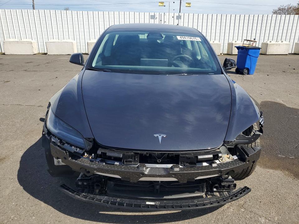 2025 Tesla Model 3 მანქანა იყიდება აუქციონზე, vin: 5YJ3E1EA4SF001856, აუქციონის ნომერი: 49419676