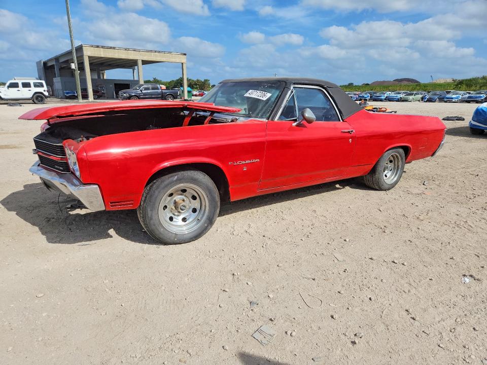 Продаж на аукціоні авто 1970 Chev El Camino, vin: 136800K206980, номер лоту: 49717206