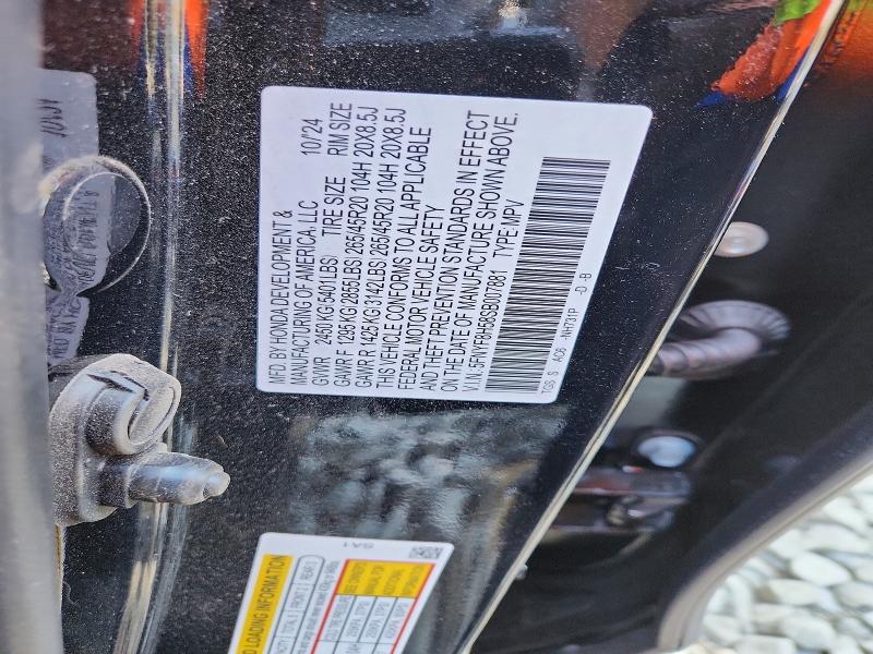 49877836 :رقم المزاد ، 5FNYF8H58SB007881 vin ، 2025 Honda Passport مزاد بيع