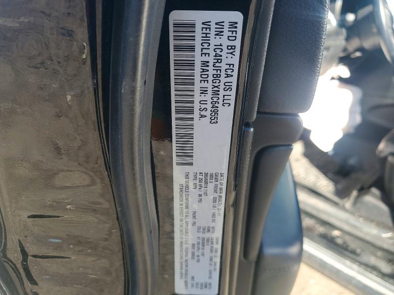 Aukcja sprzedaży 2021 Jeep Grand Cherokee, vin: 1C4RJFBGXMC649553, numer aukcji: 50490046