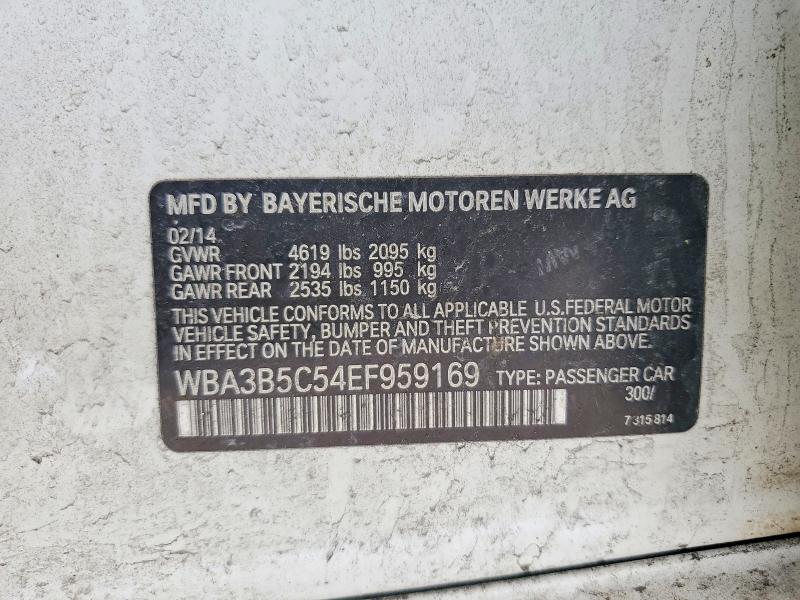 48878186 :رقم المزاد ، WBA3B5C54EF959169 vin ، 2014 Bmw 328 مزاد بيع