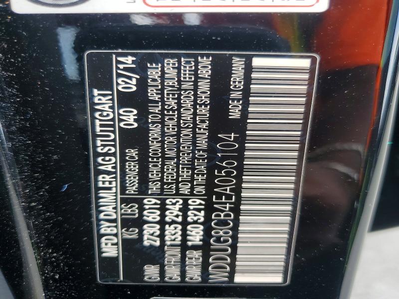 Aukcja sprzedaży 2014 Mercedes-benz S, vin: WDDUG8CB4EA056104, numer aukcji: 50615286