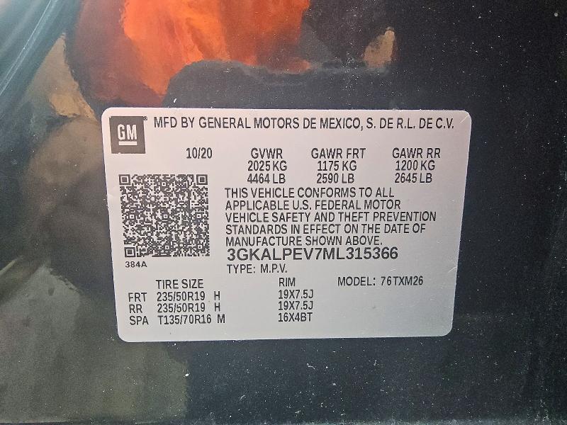 Продажа на аукционе авто 2021 Gmc Terrain, vin: 3GKALPEV7ML315366, номер лота: 51861296