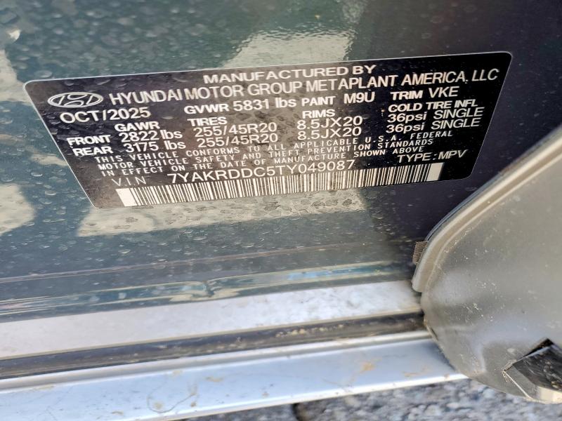 Aukcja sprzedaży 2026 Hyundai Ioniq 5, vin: 7YAKRDDC5TY049087, numer aukcji: 51511106