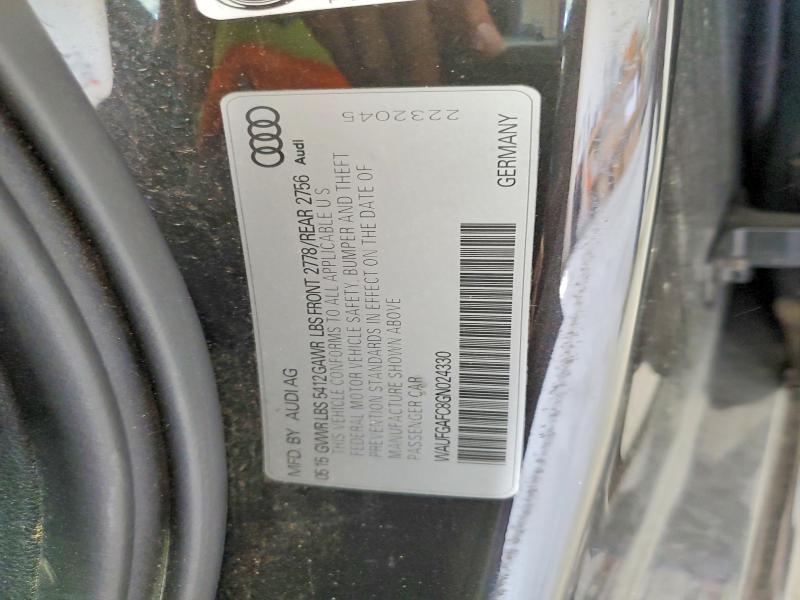 49435306 :رقم المزاد ، WAUFGAFC8GN024330 vin ، 2016 Audi A6 مزاد بيع