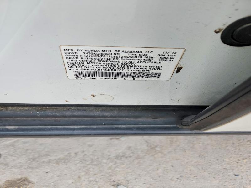 2014 Acura Mdx მანქანა იყიდება აუქციონზე, vin: 5FRYD3H45EB012717, აუქციონის ნომერი: 50099276