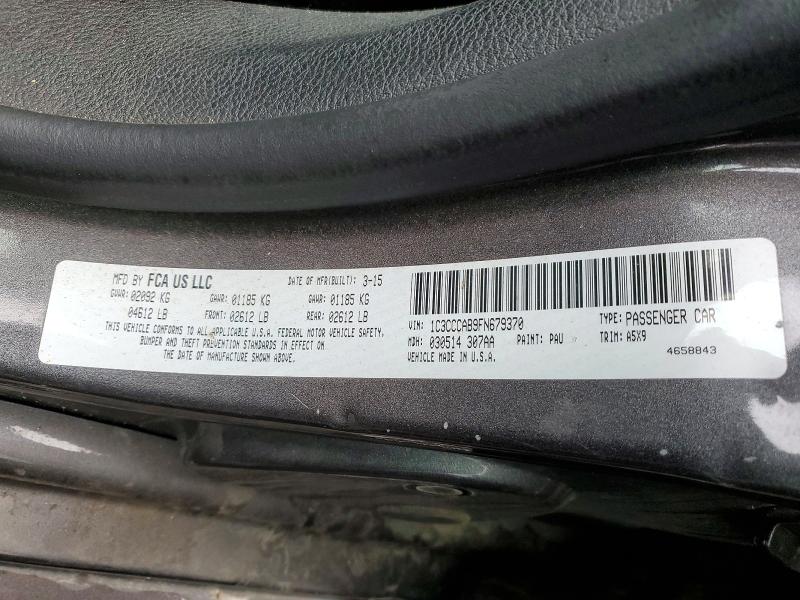 Aukcja sprzedaży 2015 Chrysler 200, vin: 1C3CCCAB9FN679370, numer aukcji: 50551726