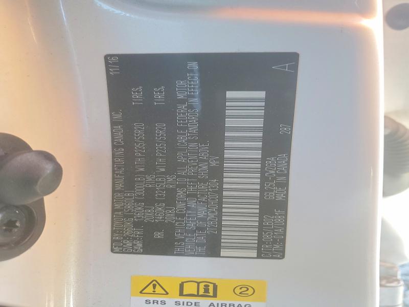 48801236 :رقم المزاد ، 2T2BZMCA0HC071304 vin ، 2017 Lexus Rx 350 مزاد بيع