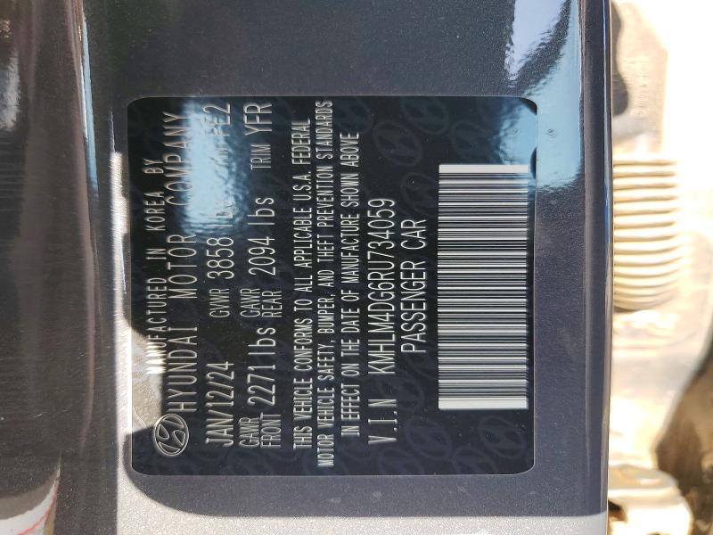 Продажа на аукционе авто 2024 Hyundai Elantra, vin: KMHLM4DG6RU734059, номер лота: 52056746